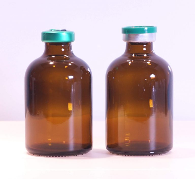 50ml Amber Glass Vials Sterile & Unsealed Vials Direct Glass Vials