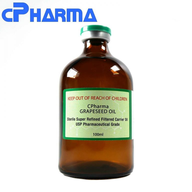 Sterile USP Pharmaceutical Grade Grape Seed Oil Super Refined Vials